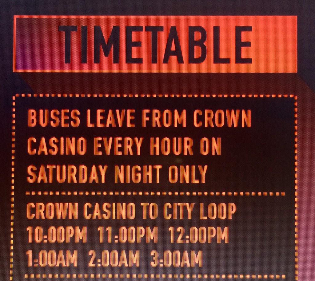 PartyLoopMelb's tweet photo. Timetable for Saturday 13th of December, if you see the bus, feel free to wave it down 🚌 #partyloop #Melbourne http://t.co/Ep593pKjYR