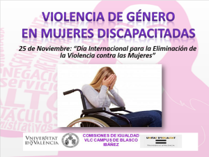 fip_uv's tweet photo. Trabajos del taller de Violencia de Género: "La violencia de género en mujeres discapacitadas" http://t.co/xTisOm5KTK