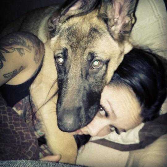 Enjoy me &amp; my love Atticus this lovely afternoon xo