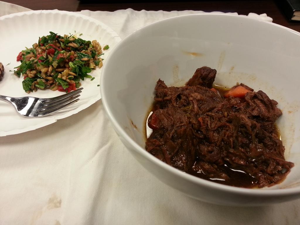 .<a href="/eatmorsel/">Morsel</a> team lunches just got a whole lot better now that @EllenMalloy is putting her culinary degree to use.