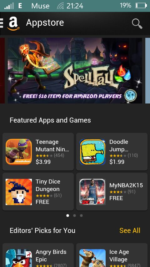 fulmocha's tweet image. @Ramdanih7 @Belajaryok Ane sih Selain PlayStore cuma pakai Amazon Appstore #FlashAndroid