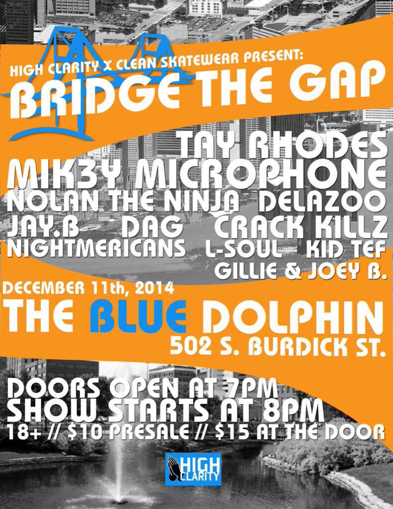 CKDAGOD1's tweet image. #HighClarity x @CleanSkatewear present #BridgeTheGap