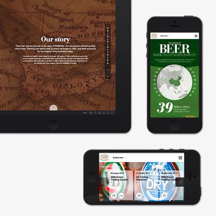 MSL_Studio's tweet photo. Our second showcase is @SABMiller, creating a new breed of corporate website http://t.co/BThIuqtOdz #10daysofMSL http://t.co/uDdKCTqEyi