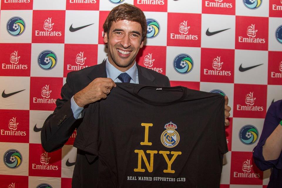 MadridistasNYC's tweet photo. What an amazing day for #MadridistasNYC yesterday! GRACIAS RAÚL &amp; THANK YOU @NYCosmos for making it possible! http://t.co/dhkLntJFhk