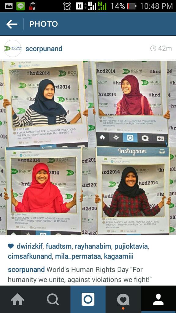 For humanity we unite, againts violations we fight #HRD2014 <a href="/scorpcimsa/">SCORP CIMSA Indonesia</a> <a href="/cimsanasional/">CIMSA</a> @cimsafkunand