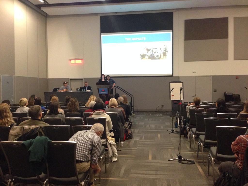 InnovationCA's tweet image. Impacts: more youth engage., more pride, dev. new relations, less drug &amp;amp; alc. usage @cbuniversity #ArcticChange2014