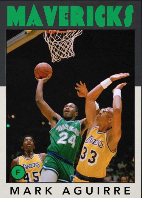 Happy 55th birthday to Mark Aguirre, The Muffin Man. 