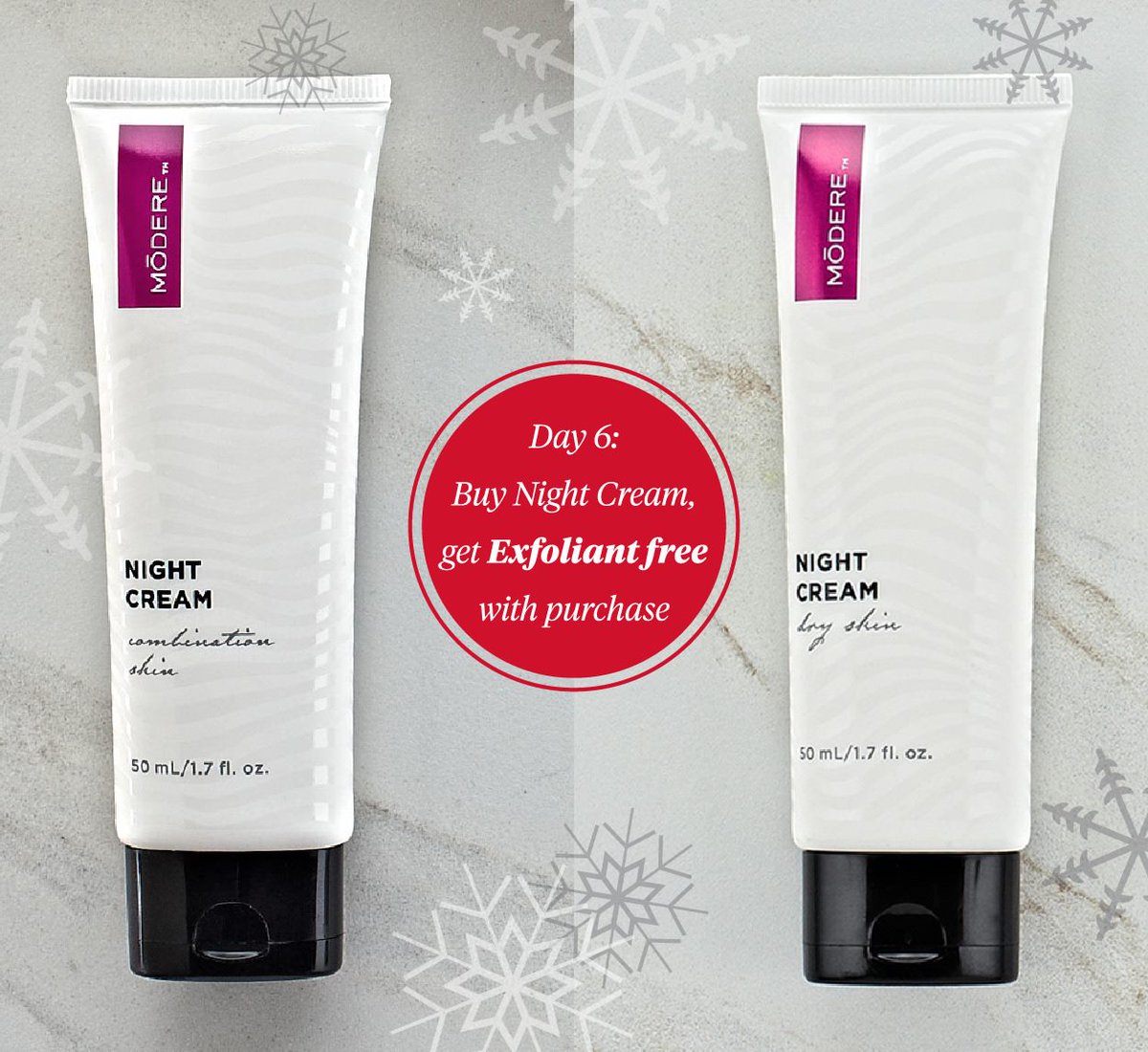 FreshEssentials's tweet image. 6th Day of #StockingStuffersSale FREE EXFOLIANT with any purchase of NIGHT CREAM bit.ly/freeexfoliants…