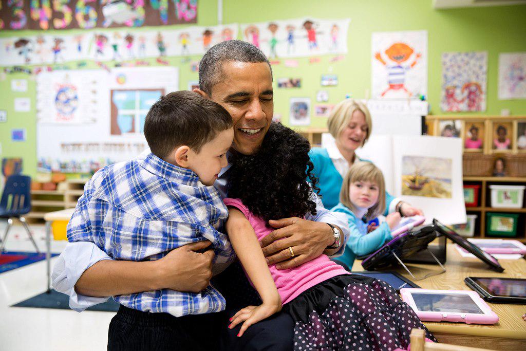 ObamaWhiteHouse's tweet photo. "For every $1 we invest now, we can save more than $8 later on" —Obama on investing in early education #InvestInUs http://t.co/DH5zfBI5jQ