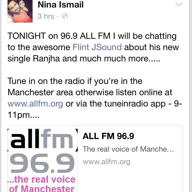 IamMathira's tweet photo. Don't miss it tune In now and get know more about @flintjsound and #fjmusic http://t.co/UPK1y2eaH1