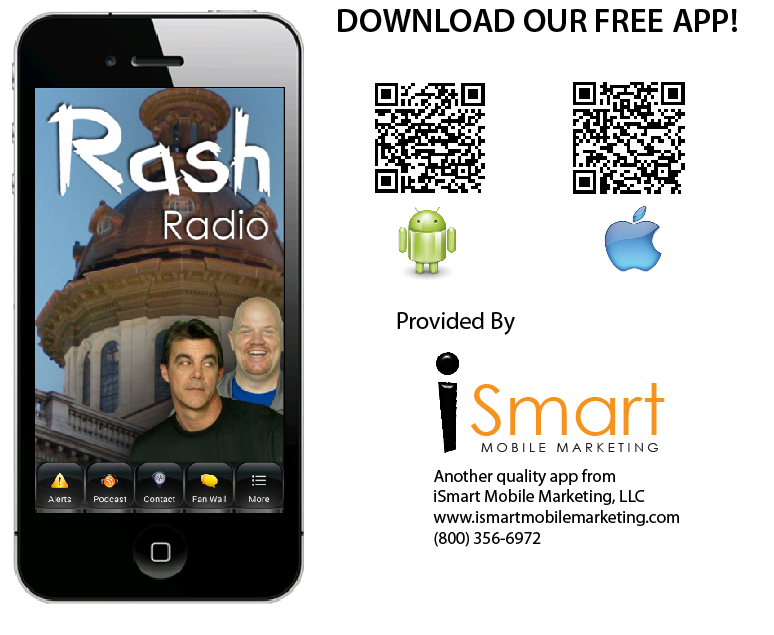 iSportzAthletic's tweet photo. iSmart Mobile Marketing's newest mobile app #RashRadio providing humorous commentary daily!  Download it TODAY! http://t.co/tMw6N9kYY1