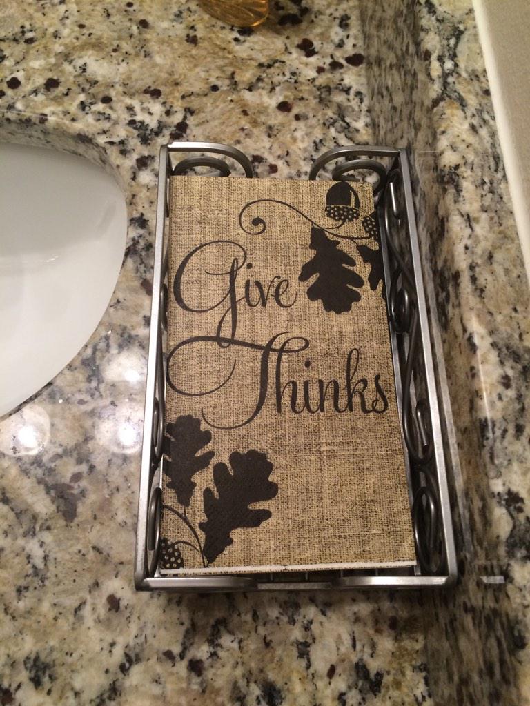 e_Sq's tweet photo. -me: ma where u get those napkins in the bathroom from??
ma: on sale in a cheap store. shut up. 
me: 😩😂😭

#givethinks http://t.co/LyABSwYyJu