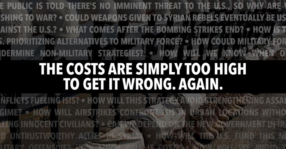 RBR2016's tweet image. .@SenatorCardin this is our last chance to restrain war in #Iraq before the #GOPTakeover.Vote NO on the #ISIS #AUMF