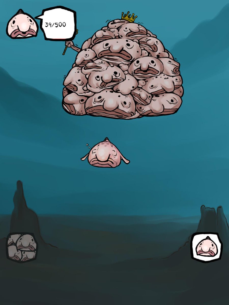 Play Blobfish Evolution FREE today! itunes.apple.com/us/app/Blobfis… #BlobfishEvolution