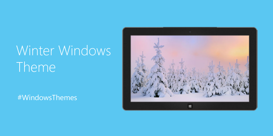 Windows's tweet photo. Winter is coming (actually, it's already here). Change with the seasons. http://t.co/vWhPKH6rBh #WindowsThemes http://t.co/P24FDtIecN