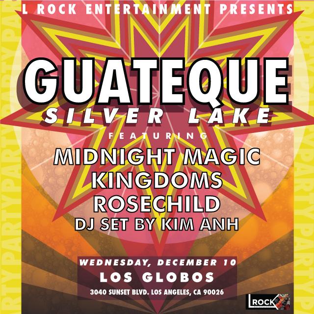 LRocktheParty's tweet photo. TONIGHT #GUATEQUE ft @MidnightMagicNY @kingdomsmusic #rosechild @kim_anh @ClubLosGlobos https://t.co/s0ZutHU3J3 http://t.co/Q8xM1Dolr3