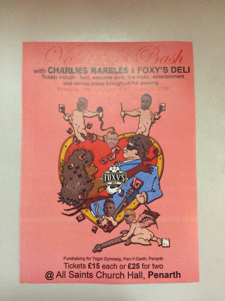 charliesmarbles's tweet photo. Posters for next years love fest sorted #charliesvalentineslovein http://t.co/rYXA1nmuHr
