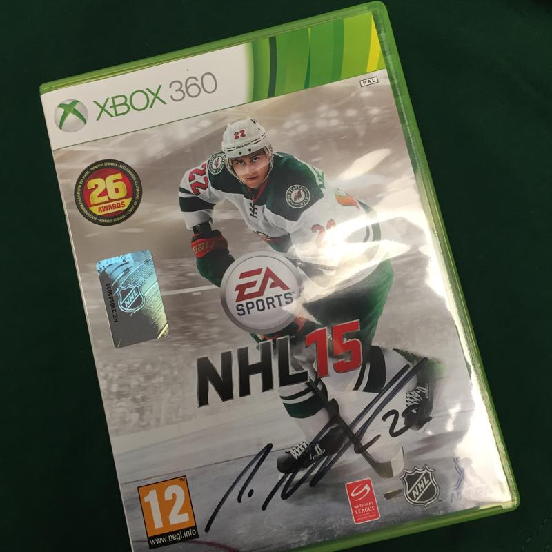 RT for chance to win a <a href="/thelnino22/">nino niederreiter</a> signed #NHL15 game! Watch his GWG from last night: ow.ly/FGG42 #mnwild