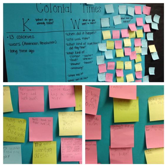 mnameth8's tweet photo. 2nd grade learned so much abt colonial times they needed 3 post its ea to finish our chart! #ForWorthington @WESOwls http://t.co/nWGyzKThyY