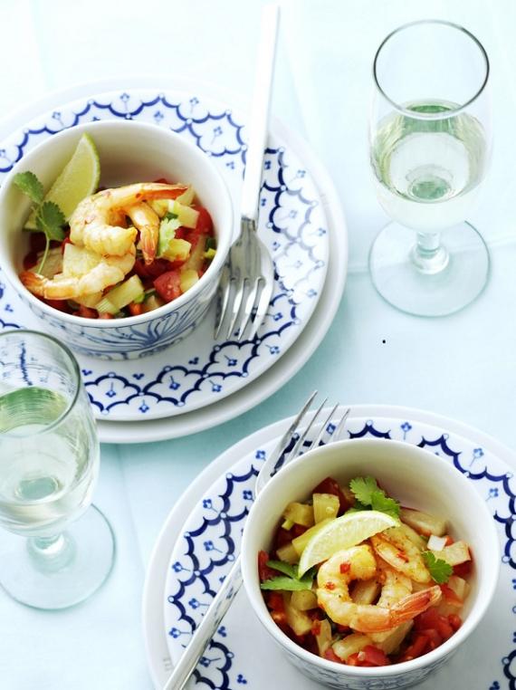 wwWoudrichem's tweet photo. Pittige gamba’s met exotische salsa salade als lunch of voorgerecht. Kijk voor het recept op http://t.co/zUJaLy8a7l http://t.co/DTQGZ1zzE7