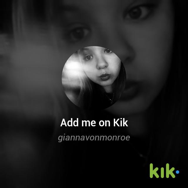 HeartSiren's tweet photo. I'm on #Kik - my username is 'giannavonmonroe' http://t.co/O9pq6c9L3f who wants to talk to a bi girl? Boys or girls http://t.co/G33mIVJj3V