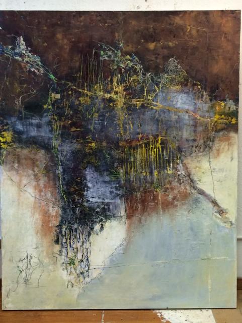 artit's tweet photo. Detail of work today #art #painting #ablogger http://t.co/86Wa6EQ7bW