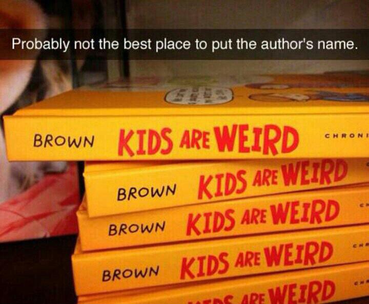 daftlaughs's tweet photo. Not the best place for the authors name http://t.co/ogzdjRFOY3