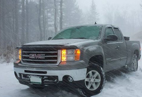 The GMC Sierra is always prepared to conquer the winter!