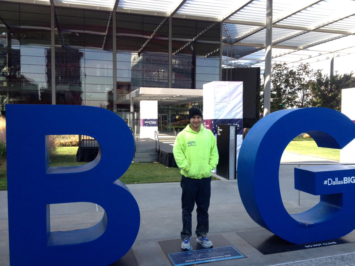 dfwurethane's tweet photo. @dfwurethane's Chad Ewell and Brandon Gray helps with the spray foam art snow bank at WINSPEAR OPERA HOUSE #DallasBIG http://t.co/ljFfmEWjbg