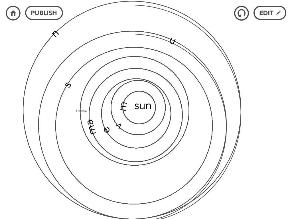 3rdDualSTEM's tweet photo. One of our @cancubs used @hopscotch to code a model of the solar system! #hourofcode success! @tinaberumen http://t.co/lrJMyoL8Q0
