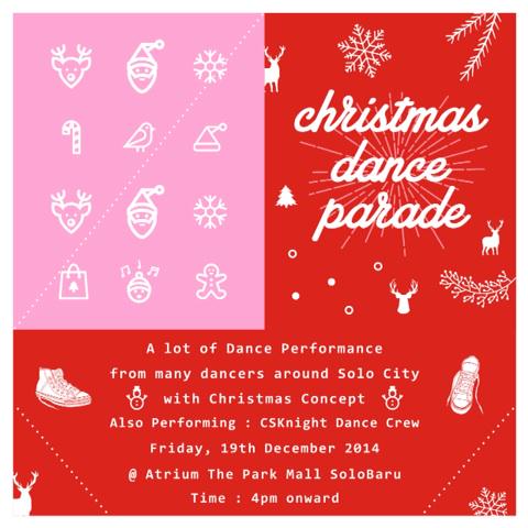 Christmas dance parade! Friday 19th. 4pm. <a href="/thepark/">thepark.eth</a> mall solobaru.
