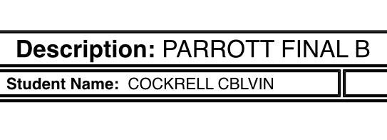 When you even get your name wrong on the final