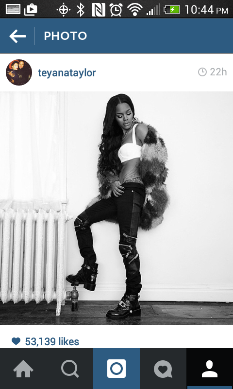  is and happy birthday TEYANA TAYLOR 