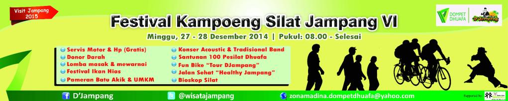 zonamadinaDD's tweet photo. Hadirilah Festival Kampung Silat Jampang,27-28Des.di @wisatajampang Jl.ParungBogor Km42 @Dompet_Dhuafa @infojakarta http://t.co/9TyA3yZrpU