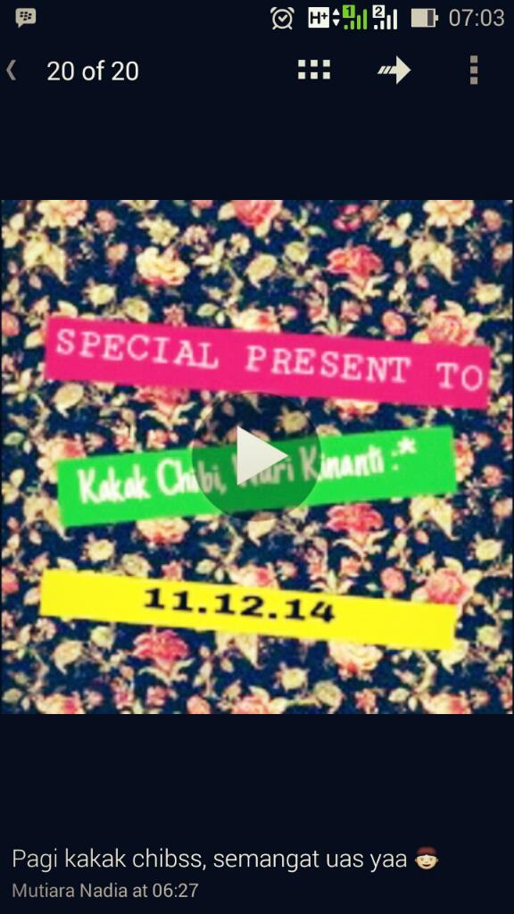 Si <a href="/nadiaradisa/">Mutiara Nadia Radisa</a> bikin geger kantong air mata pagi-pagi. Love youu honeyy! Meet u veryy sooooonnnn. Gbu :*