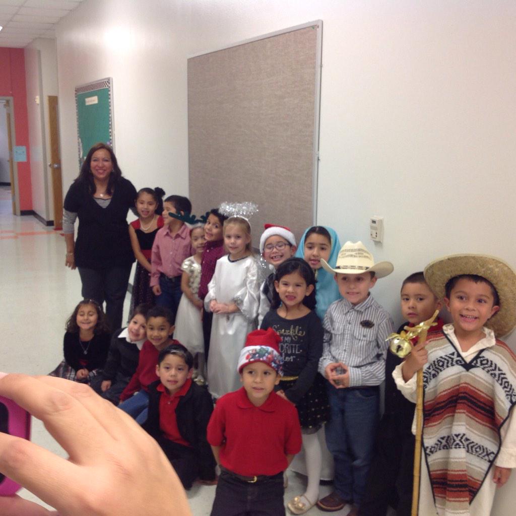 Getting ready to present the Pastorela.