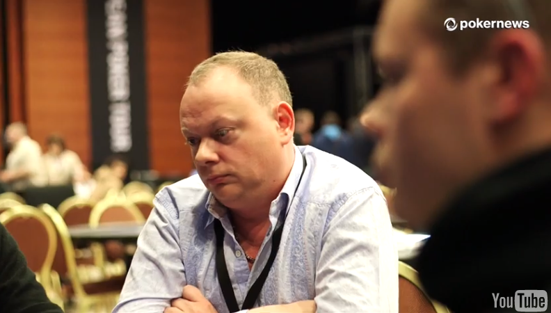 PokerNews's tweet photo. VIDEO: From #Big1Drop final table to the final 7 in #EPTPrague SHR, Paul Newey (@TOPDOLLARMAN) http://t.co/vPM7lqnPYf http://t.co/5nqig4208u