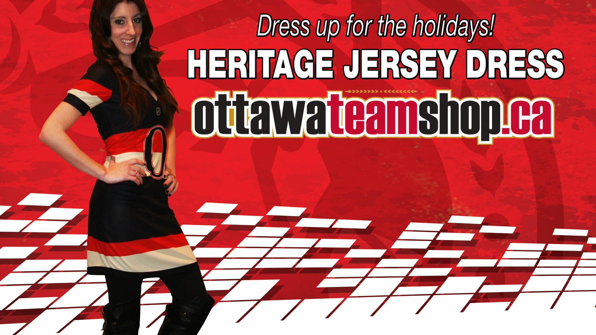 ottawa senators jersey dress