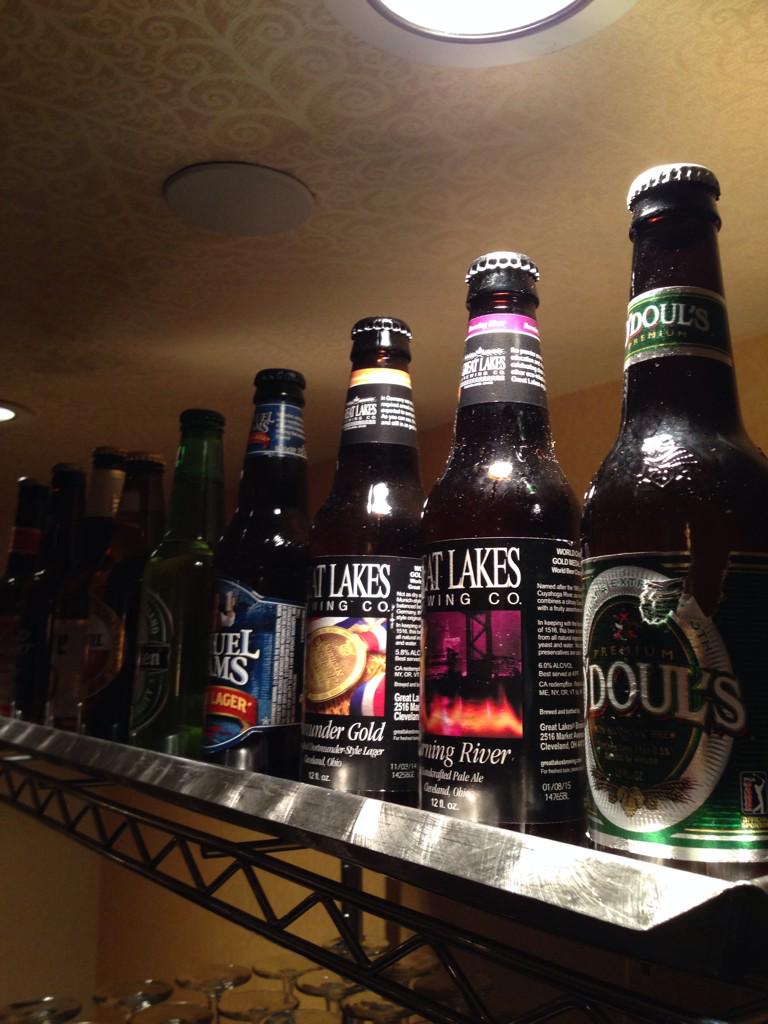 Setting up for a bar in Banquets!