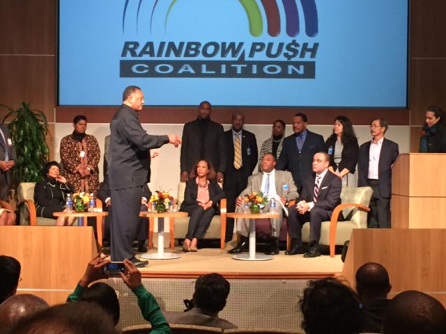 RevJJackson's tweet photo. Wrapping up @Intel Next Steps workshop. #RainbowPUSHTech http://t.co/9IiaS80tJO