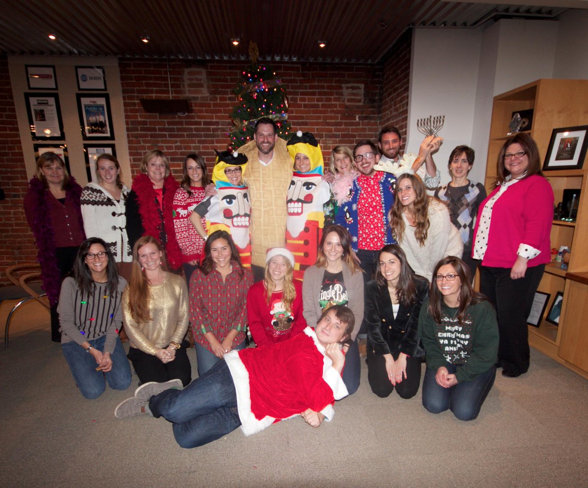 LinhartPR's tweet photo. Another successful @LinhartPR ugly sweater contest and holiday cookie exchange! #linhartpr #HappyHolidays http://t.co/G1RGDduVkb