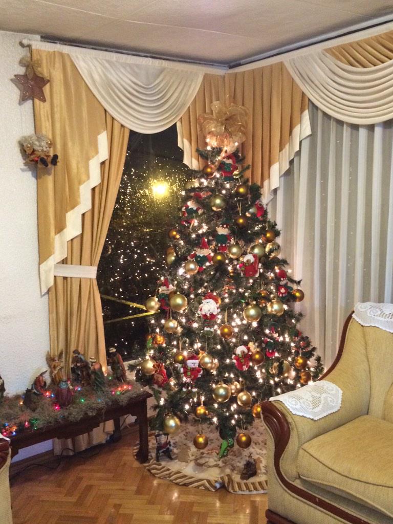 MishelleRecalde's tweet photo. My #christmastree 2014 🎄🎁🎄🎄 http://t.co/y8nRUcH8QG
