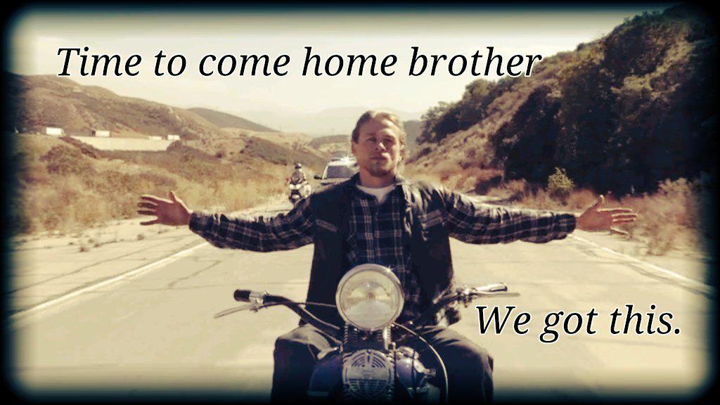 Opies_Ghost's tweet photo. My brother is back by my side, and by the side of JT, the way it should have been. 
Hope you enjoyed the #FinalRide http://t.co/RwrcVgYgCO