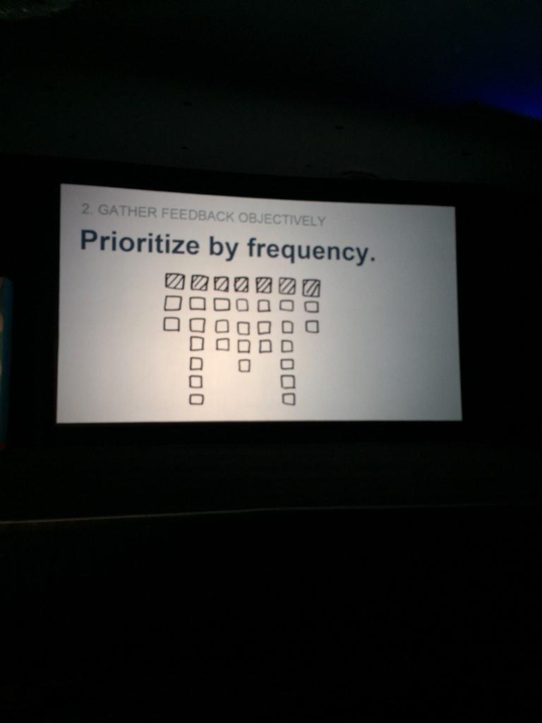 jonathanpberger's tweet image. Use #affinitymapping to solve the most reported problem, not the most recent problem @lgilchrist #LeanStartup