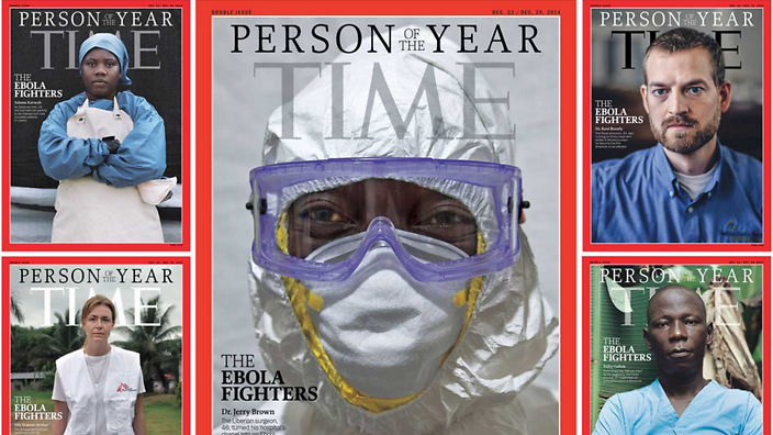 SBSNews's tweet photo. Time magazine names Ebola fighters as 'person of the year' http://t.co/vEBidE47Pv http://t.co/Cbv2UU1THy