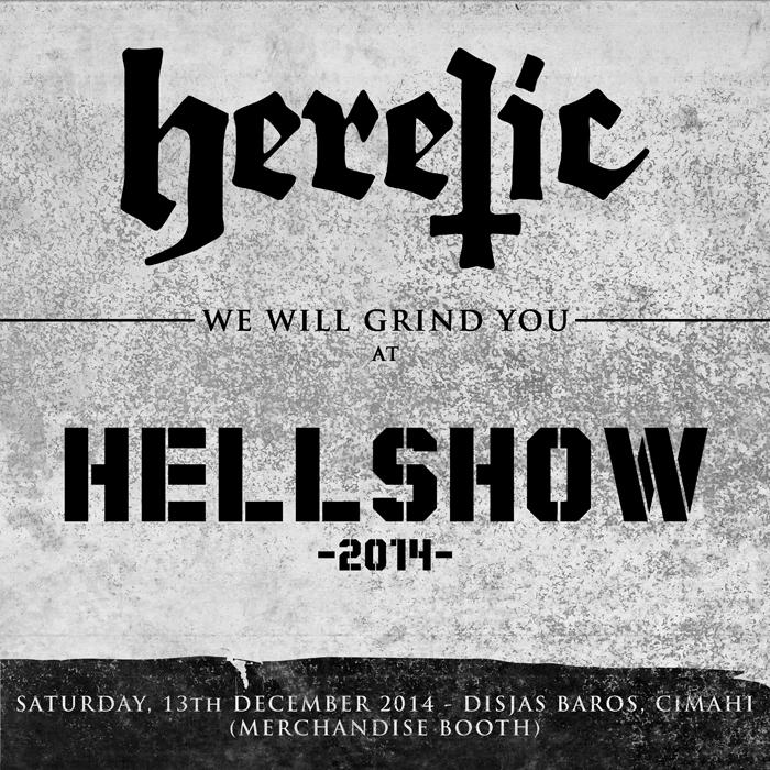 RunalHERETIC's tweet photo. @hereticmerchbdg Open Booth @ThisIsHellshow ! See Ya :) http://t.co/IoQiFxNVlF