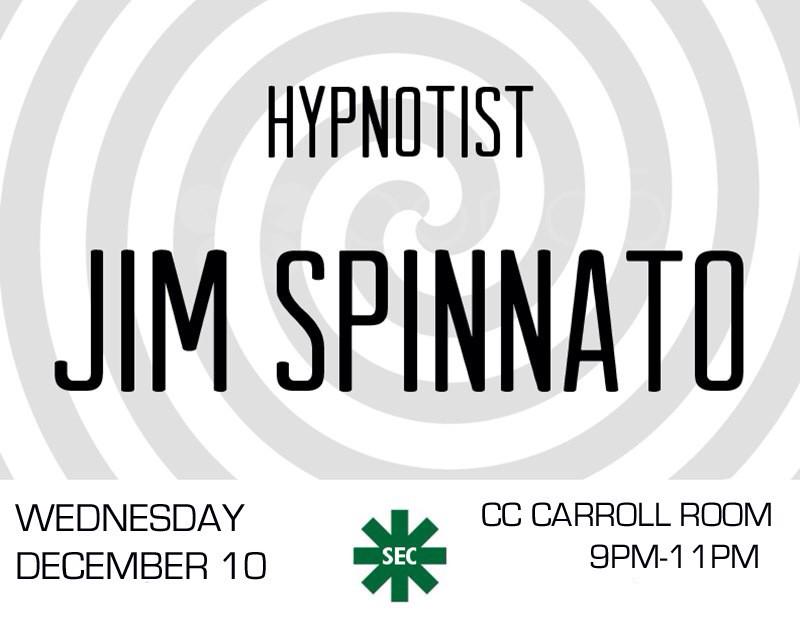 SmithSEC's tweet image. Come to the Hypnotist Show at the CC Carroll Room!