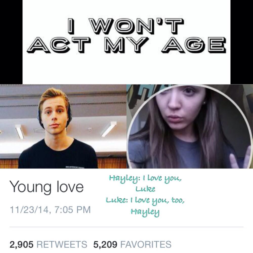 dreamingIrh's tweet photo. #Layley #GetHayleyFamous I ship it Hayley. Luke + Hayley = Layleyπππ!!!!!!!!! @HayBri5SOS I ship Miana, too. http://t.co/052DUA1E10