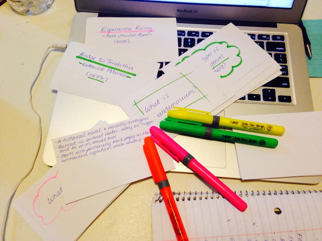 benedicte_lie's tweet photo. Too late to make flashcards for the final tomorrow? #naaaah #engl501 http://t.co/1YSHAjsiiB