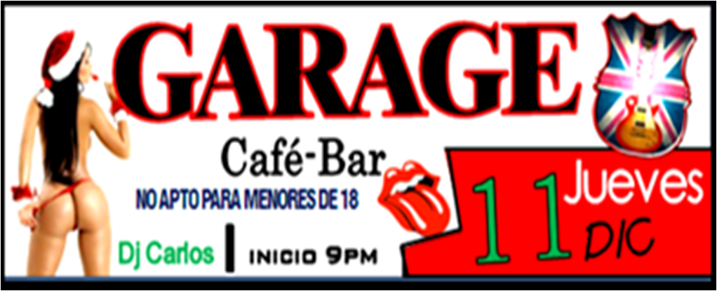 jorgeHaranguis's tweet image. JUEVES 11 de Dic. GARAGE Cafe/Bar #CdBolivar.. BUENA MUSICA, Barra Libre de 9 a 11pm..Ambiente Abierto y Cerrado